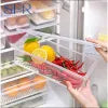 Fridge  Food Containers Fridge Organizer (  Meat, Vegetables & Fruits Container for Kitchen