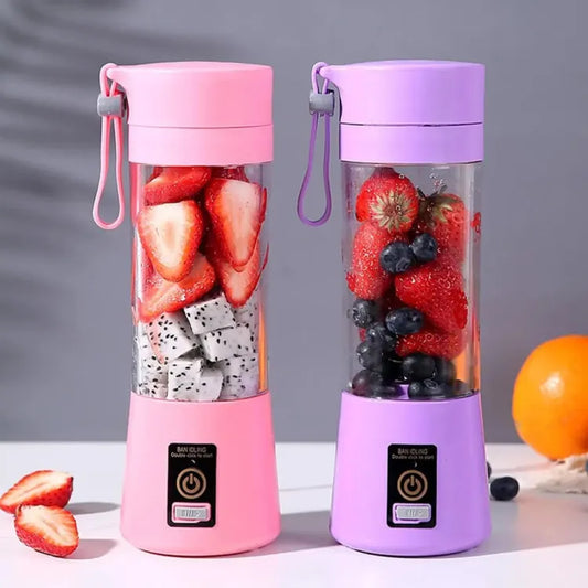 Juicer Blender 6 Blades Electric Blender Mini Portable Personal Size Juicer cup usb rechargeable