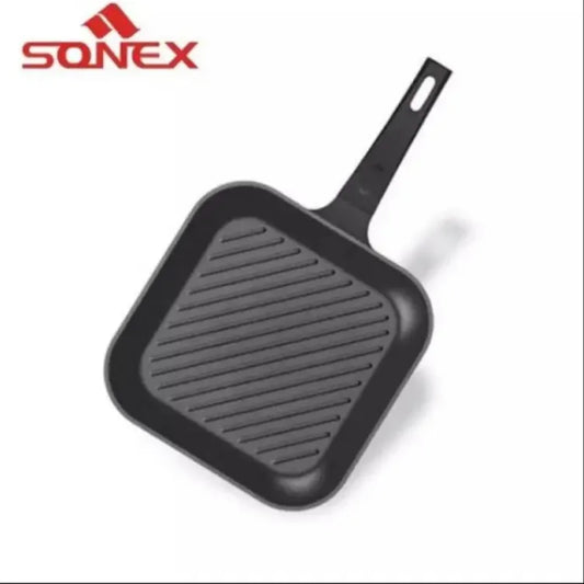 Original Sonex Grill Pan Non Stick Die Cast Ceramic Coating Black