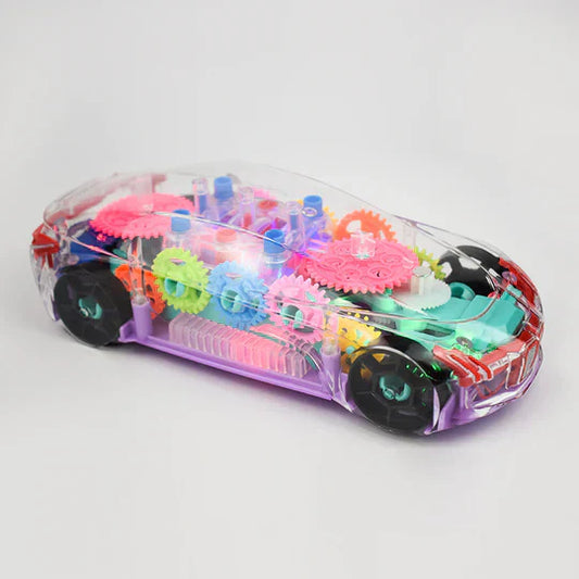 Concept Transparent Colorful Car