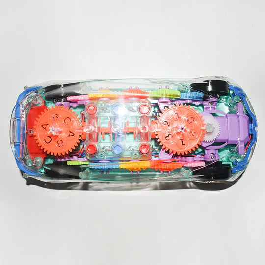 Concept Transparent Colorful Car