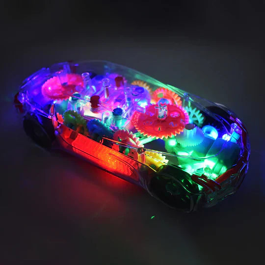 Concept Transparent Colorful Car